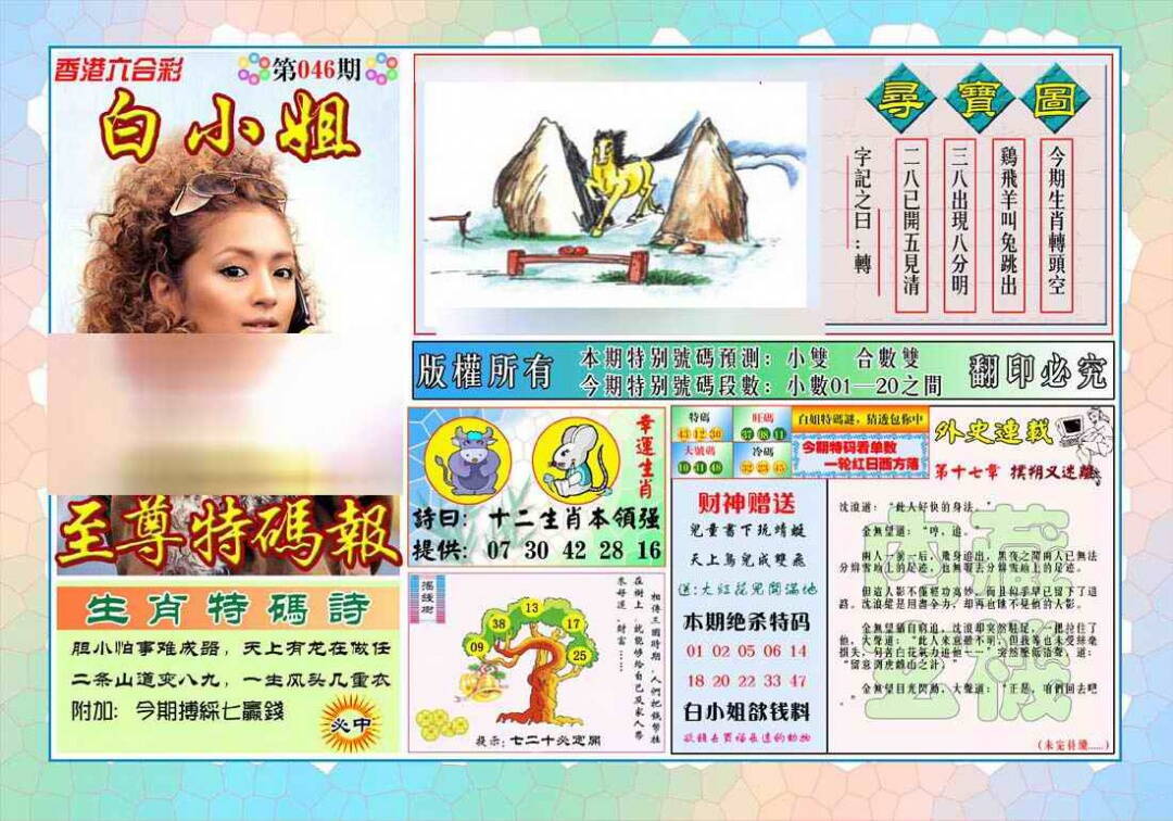 港彩图库 2026 白姐至尊特马
