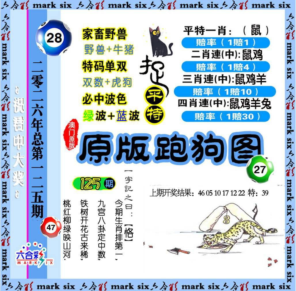 澳彩图库 2026 原版跑狗图